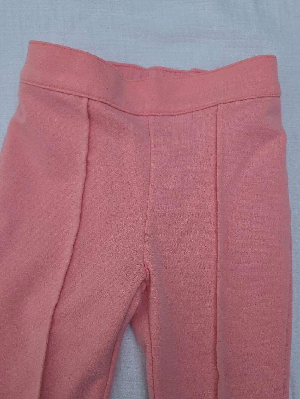 GAP Kids Coral Pink Seam-Front Ponte Leggings (24 Mo)